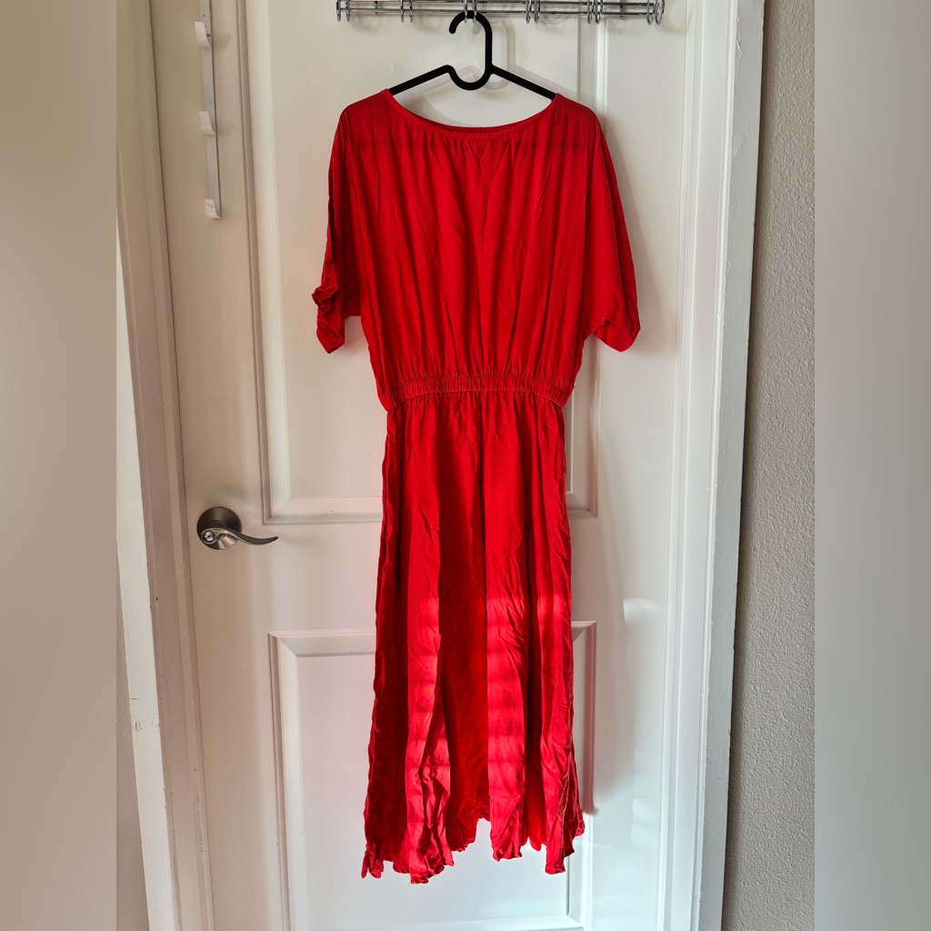 Curator Sf Etta Dress In Bright Red